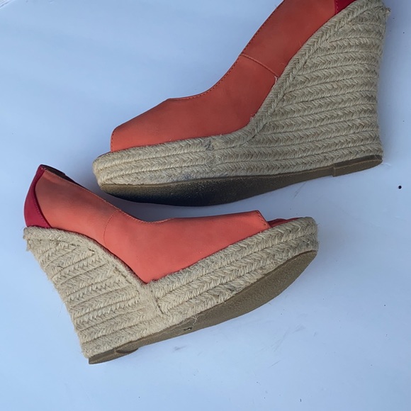 Color block open toe wedge - Picture 4 of 4